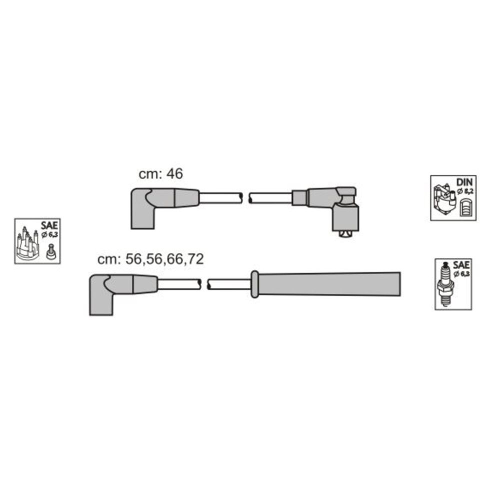 Sytytysjohtosarja 11-2072
