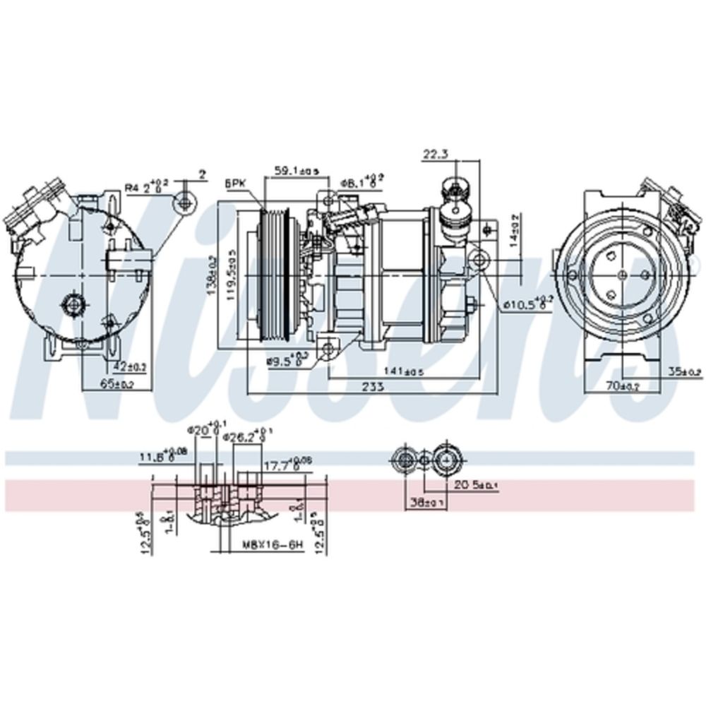 Ilmastointilaitteen kompressori 30-06582