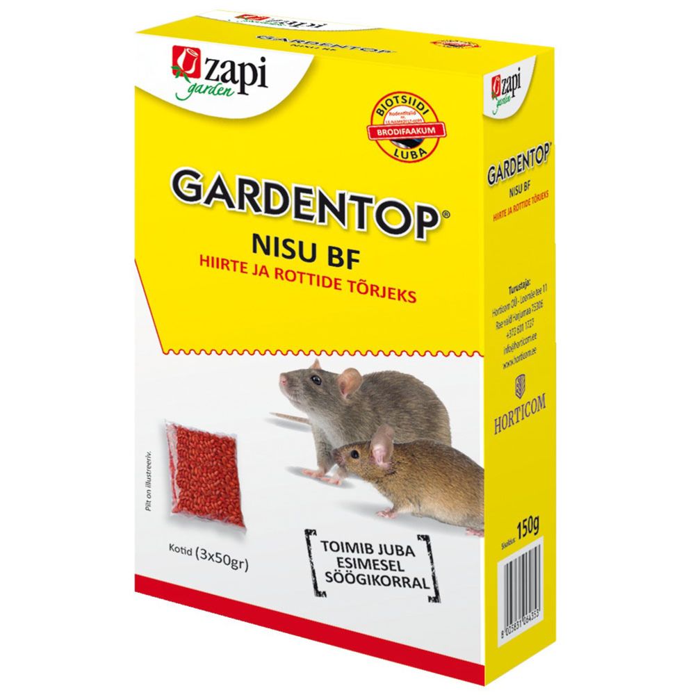 Gardentop rotimürk, nisu, 150 g