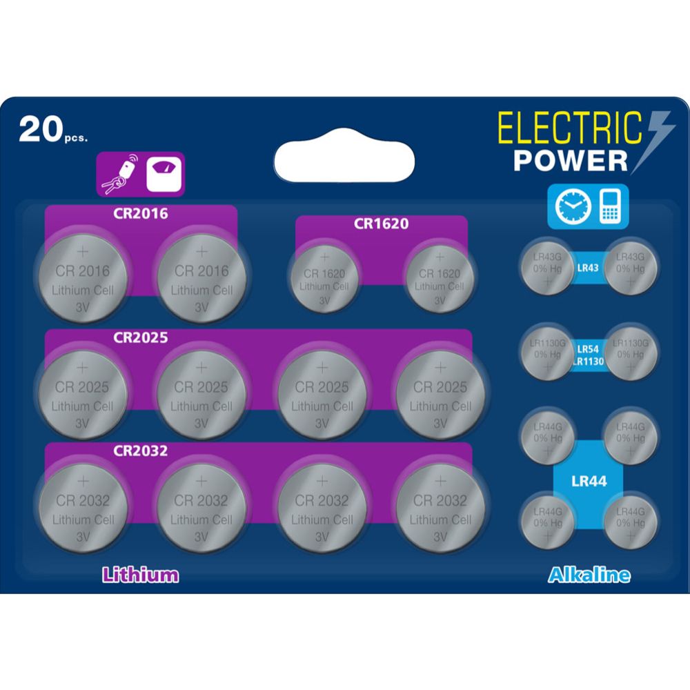 Electric Power nappiparistolajitelma 20 kpl