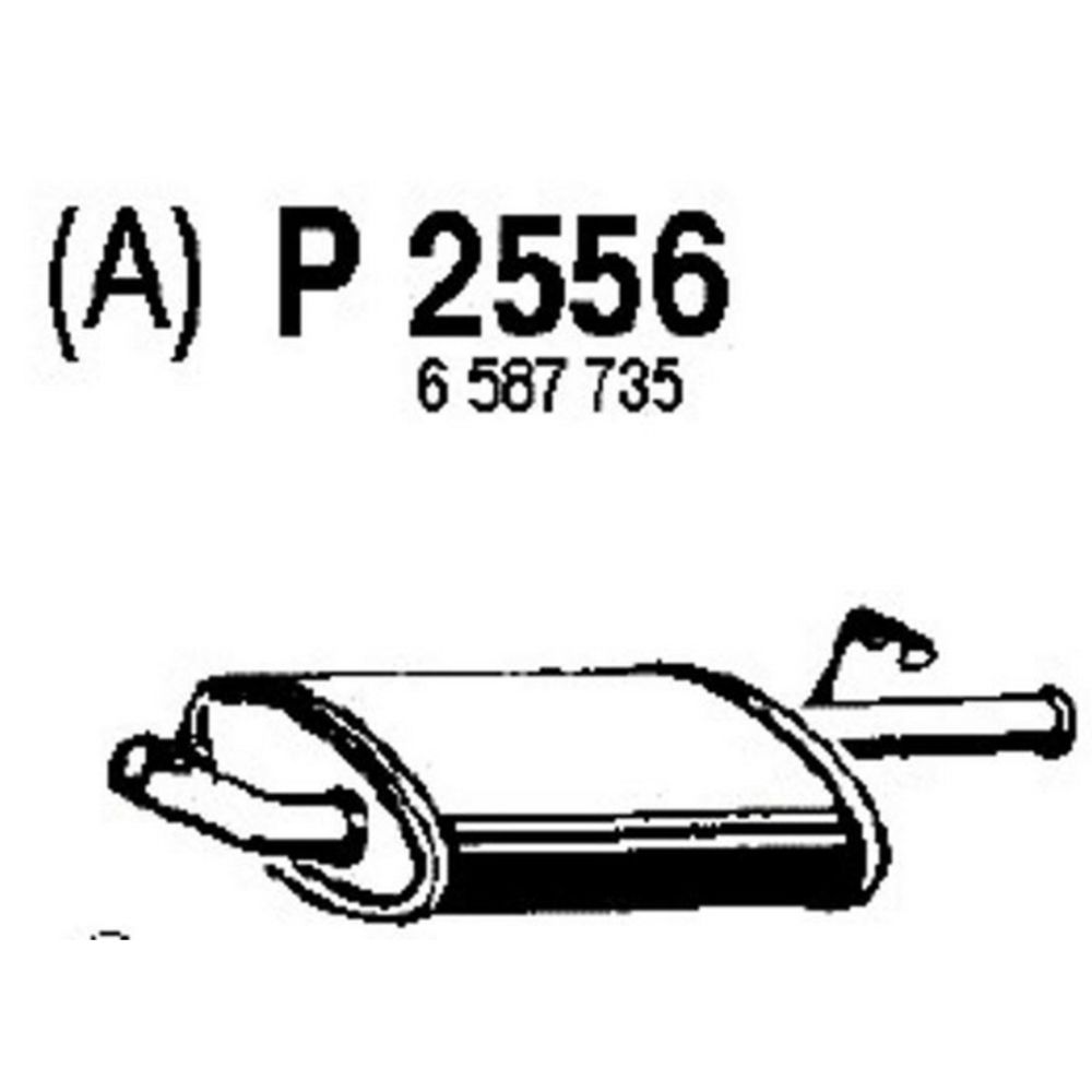 Takaäänenvaimentaja 14-2556