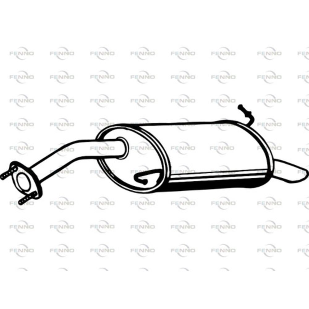 Takaäänenvaimentaja 14-02980