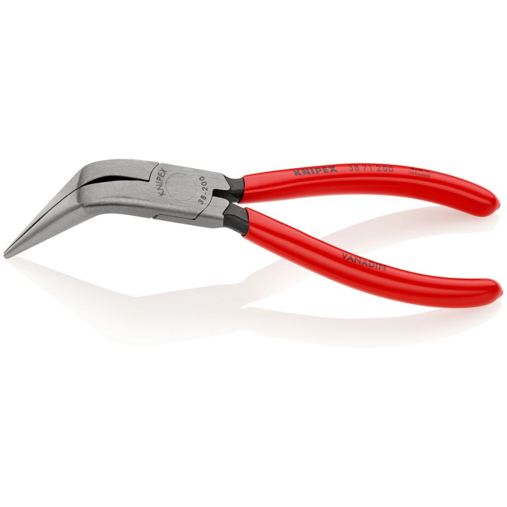 Knipex® 38 71 200 kärkipihdit 70° taivutettu 200 mm