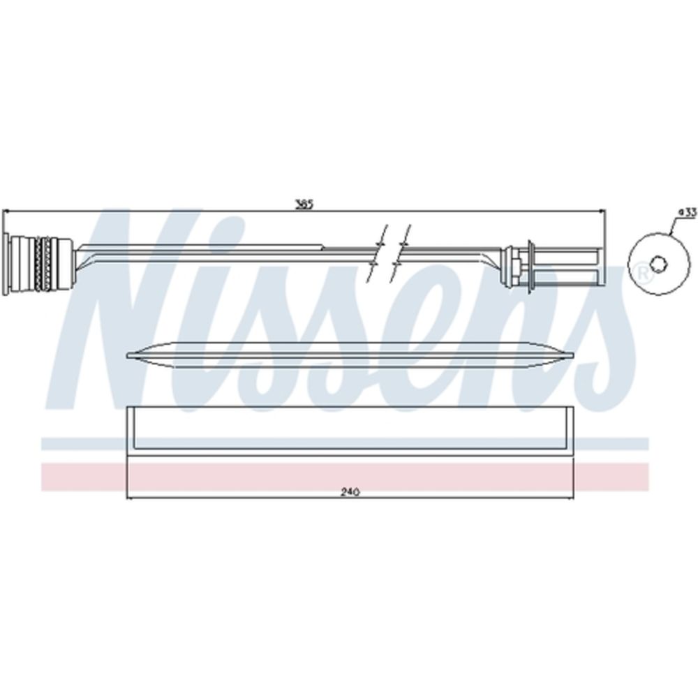 Ilmastointilaitteen kuivain 30-00259