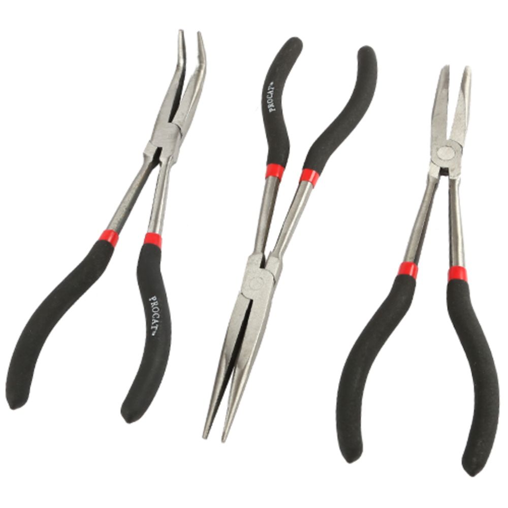 Pikkmokk-tangid pikkus 275mm 3 osa