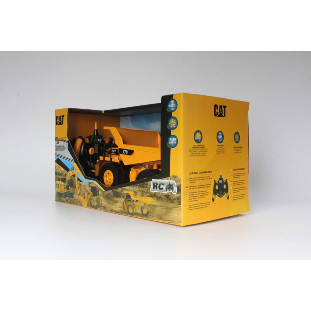 Carrera 1:35 RC CAT 770 Mining Truck radiostyrd tipptruck