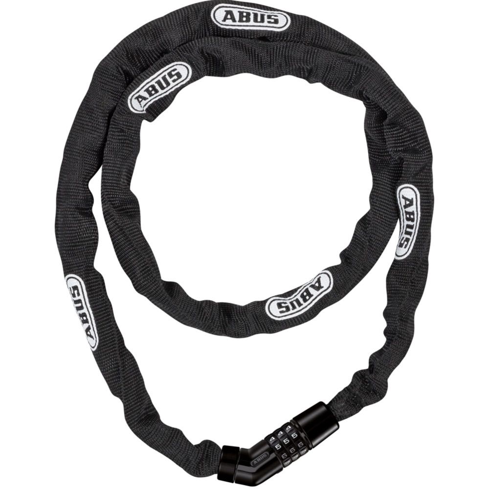 Abus Steel O Chain polkupyörän ketjunumerolukko musta