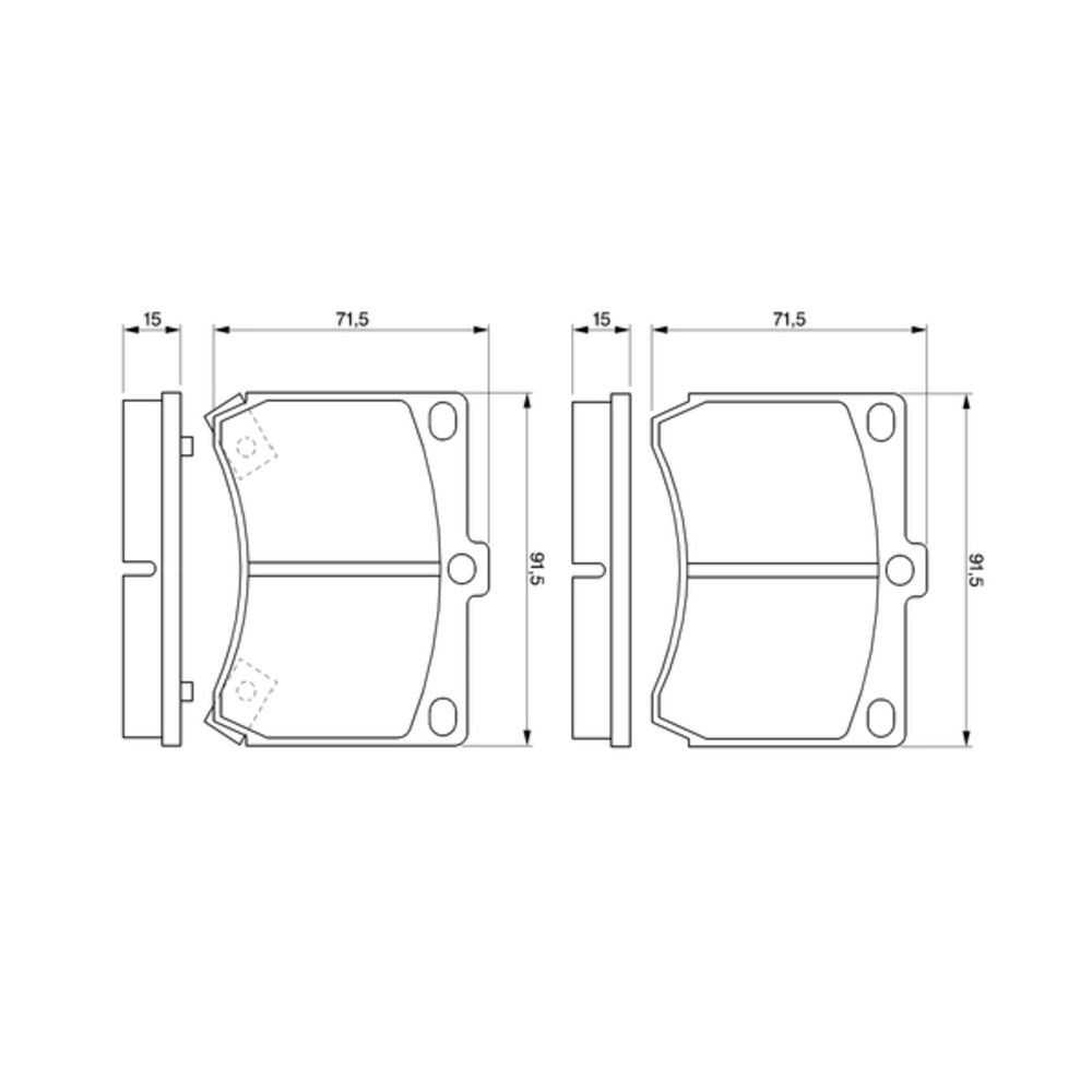 Piduriklotside komplekt 97-22872