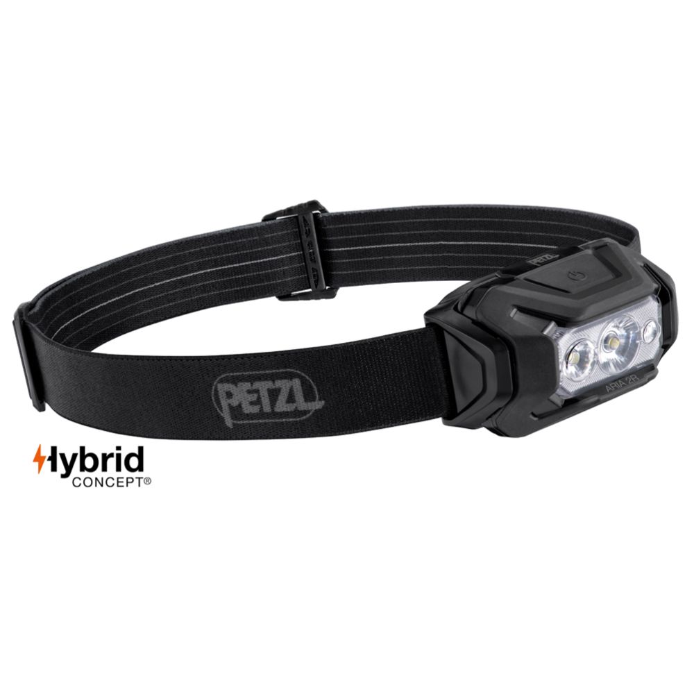 Petzl Aria 2R RGB otsavalaisin 450 lm musta + Core-akku