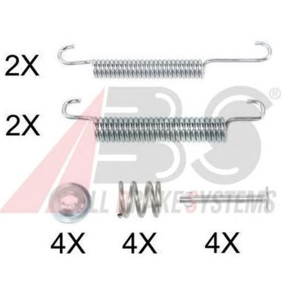 Käsijarrukenkien asennussarja 23-0893