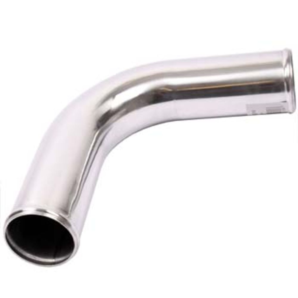 Tryckrör aluminium 2,5" 90° 460 mm