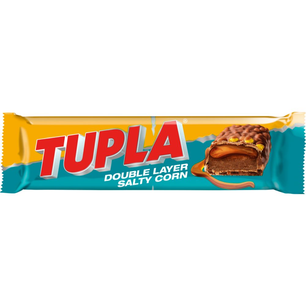 Tupla Double Layer Salty Corn suklaapatukka 48 g