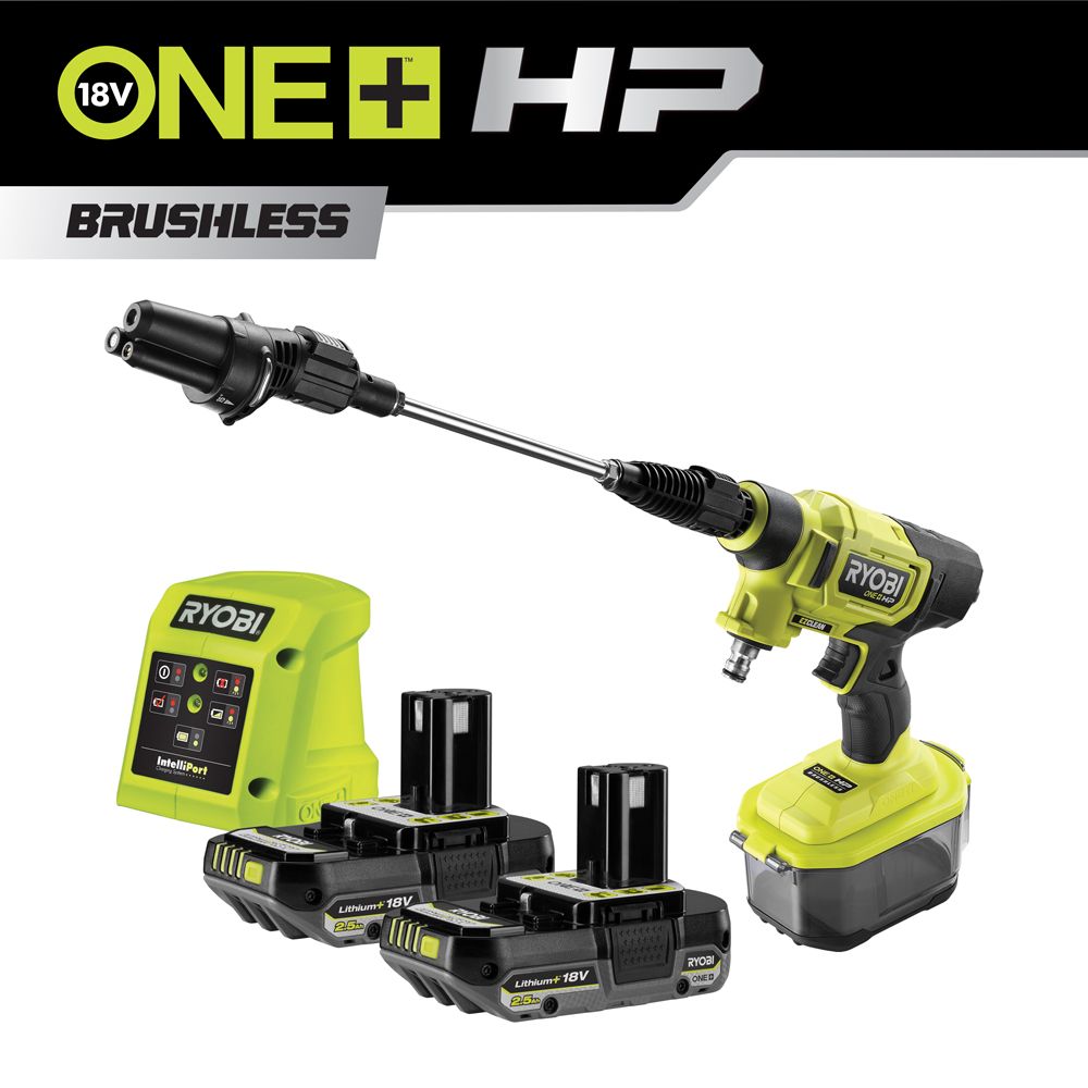 Ryobi ONE+ HP akkupainepesuri RY18PWX41A-125 (2,5 Ah)