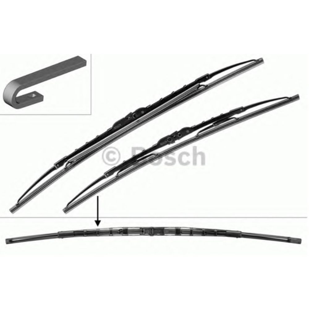 Bosch-Spoiler 582S kojamehed 55 + 53 cm