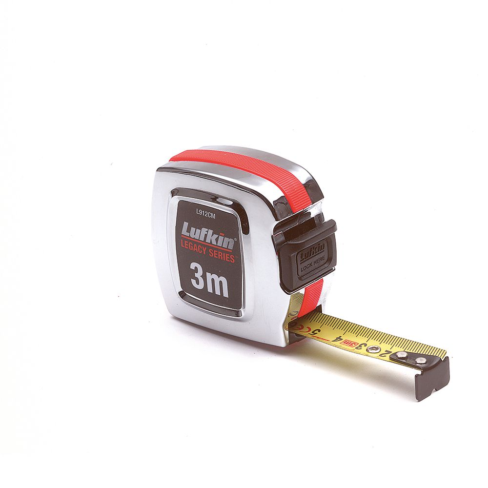 Crescent Lufkin L912CM Legacy måttband med kromskal 19 mm 3 m