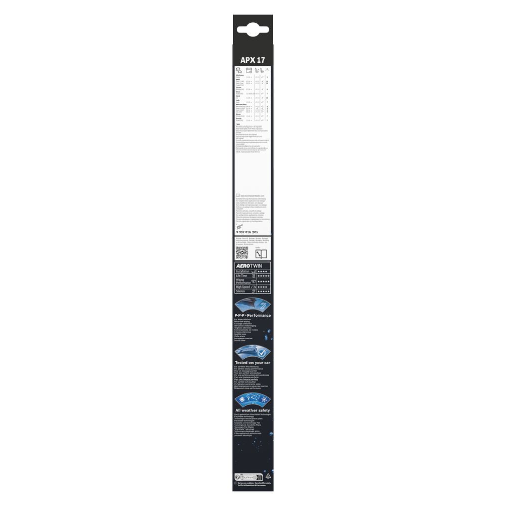 Bosch AeroTwin MultiClip APX17 klaasipuhasti harja 42,5 cm