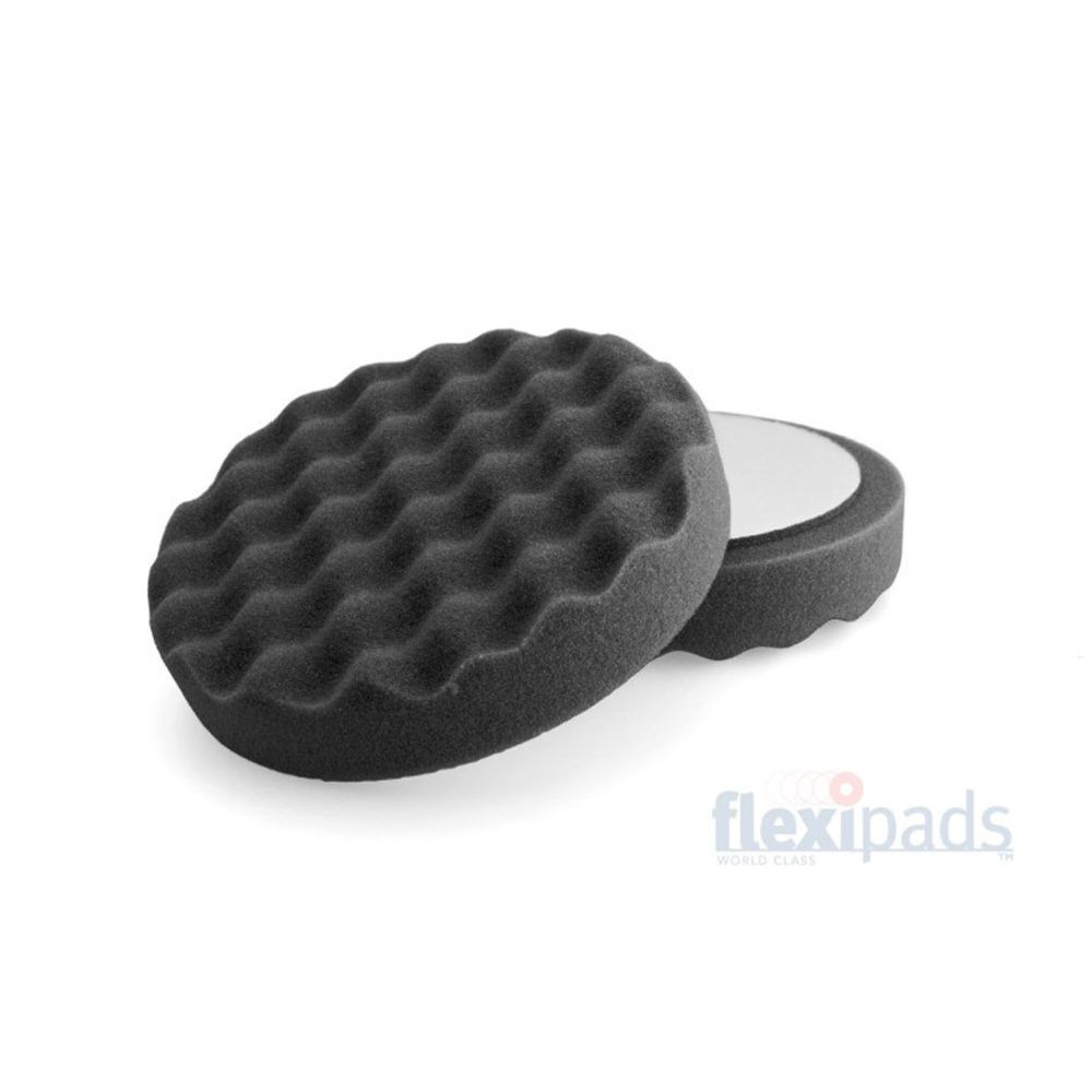 Flexipads polersvamp svart extra mjuk ø150 x 30 mm