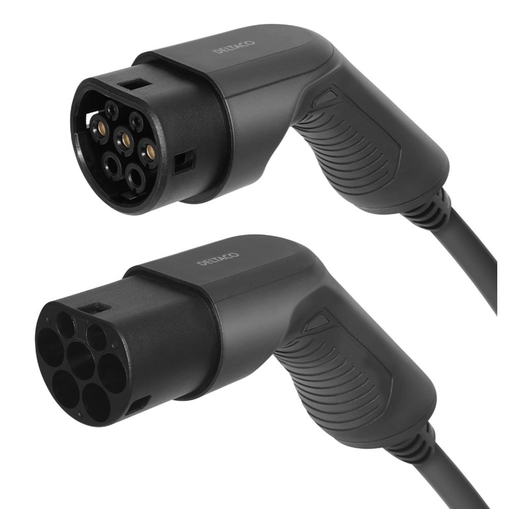 Deltaco e-Charge elektriauto laadimisjuhe, 22 kW, 5 m