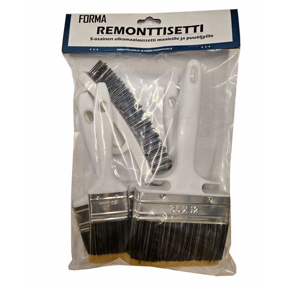 Forma renoveerimiskomplekt, 5-osaline pintslikomplekt