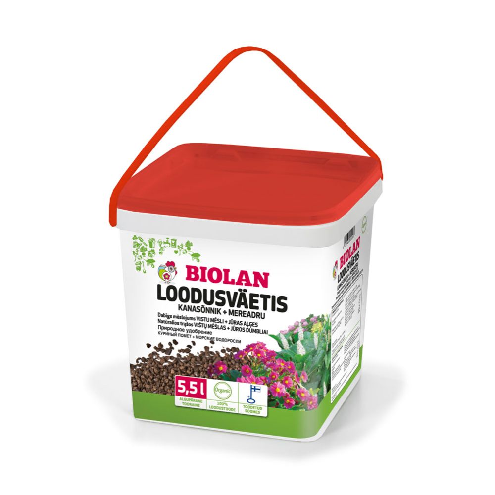 Biolan loodusväetis ämbris, 5,5 l