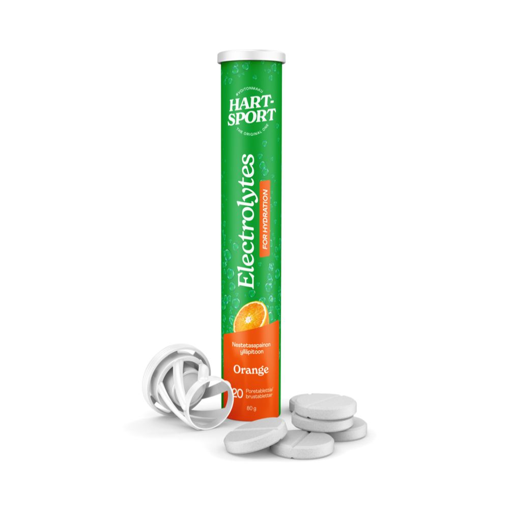Hart-Sport Electrolytes Poretabletti appelsiini 20 tbl