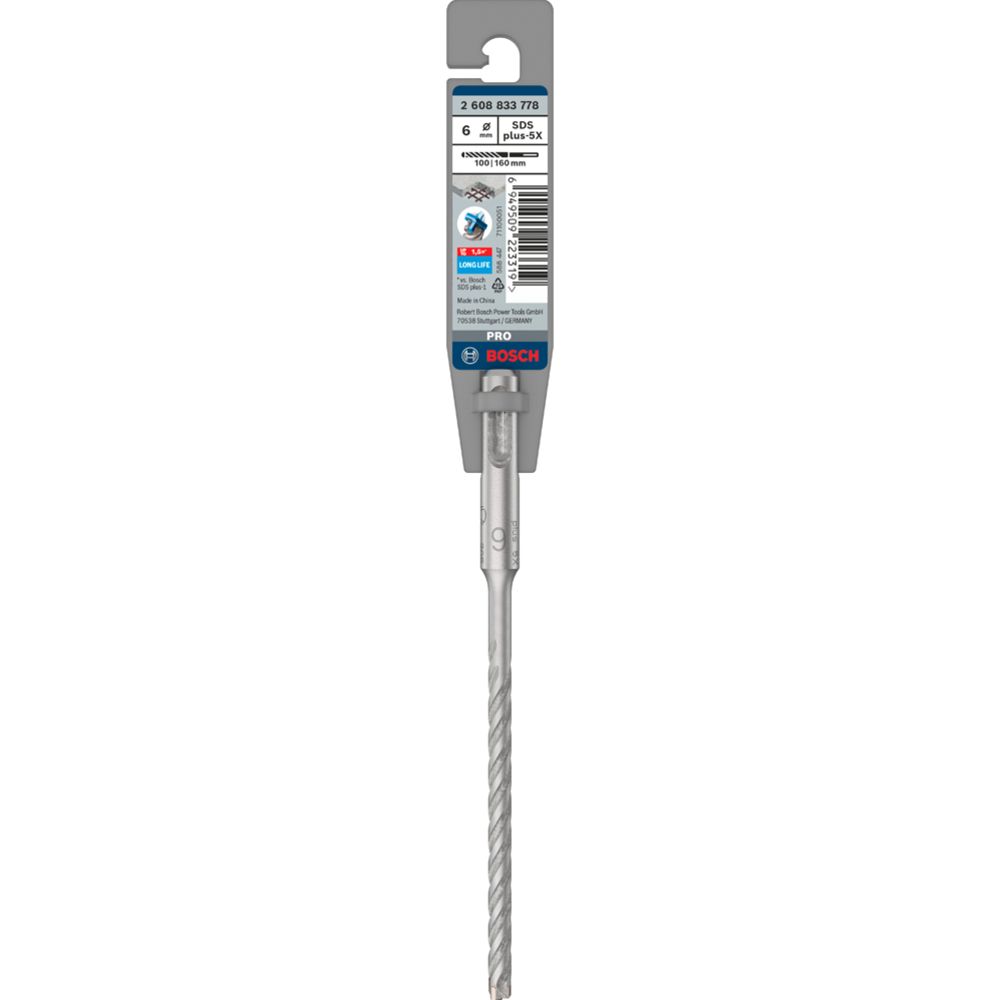 Bosch poravasaranterä SDS plus-5X