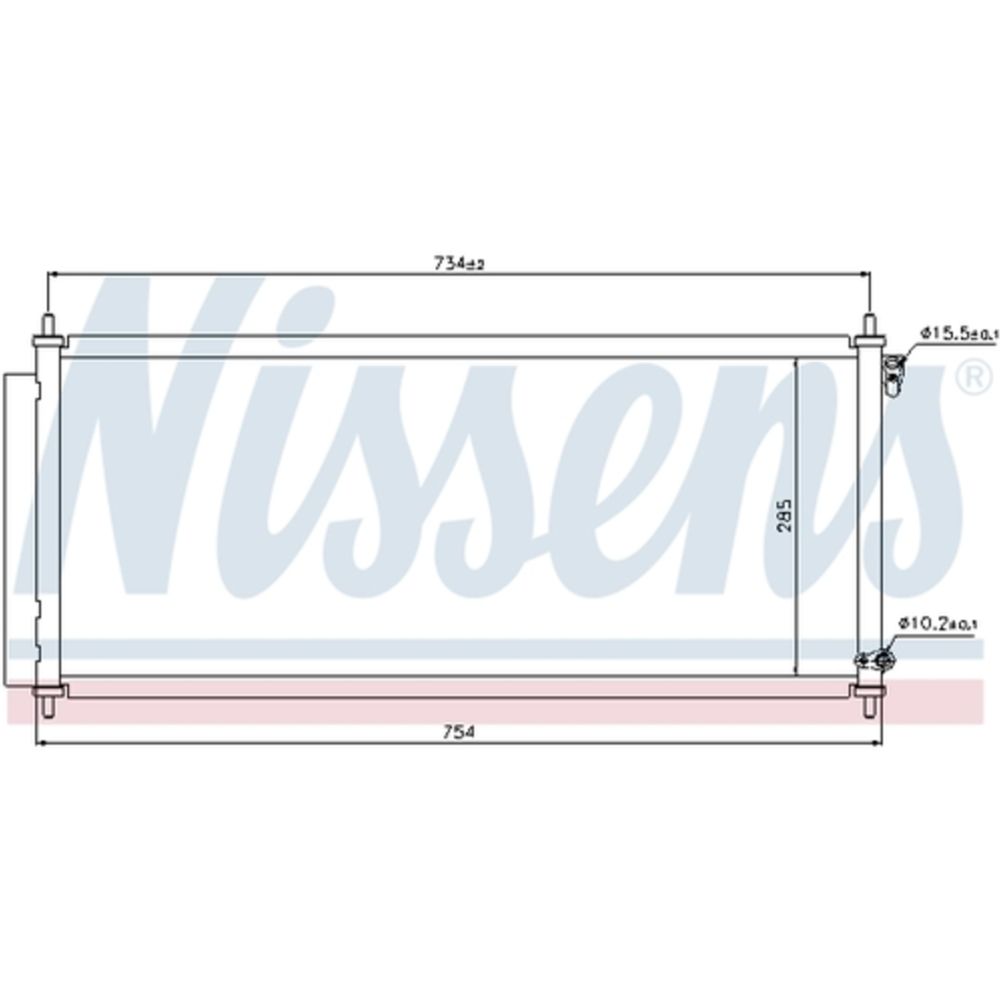Ilmastointilaitteen lauhdutin 30-03795