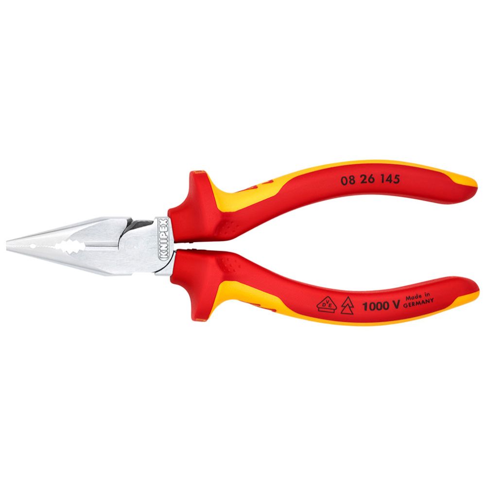 Knipex® 08 26 145 VDE yhdistelmäkärkipihdit 145 mm