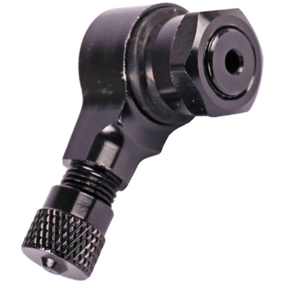 DZ Hardware vinkelventil aluminium svart