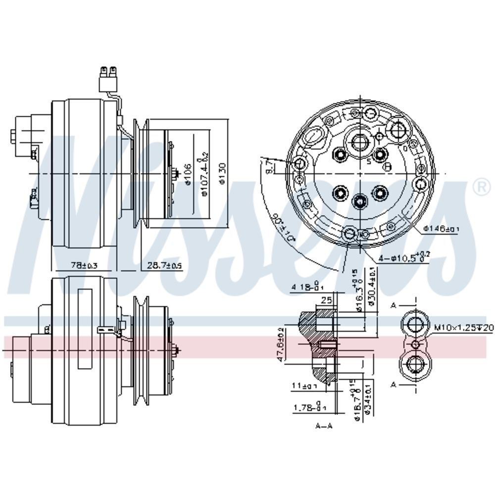 Ilmastointilaitteen kompressori 30-05108