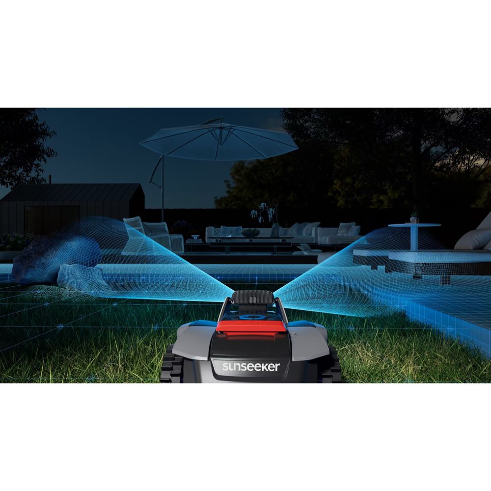 Sunseeker V3 Plus (1 000 m²) robotgräsklippare 3D-kameror + AI