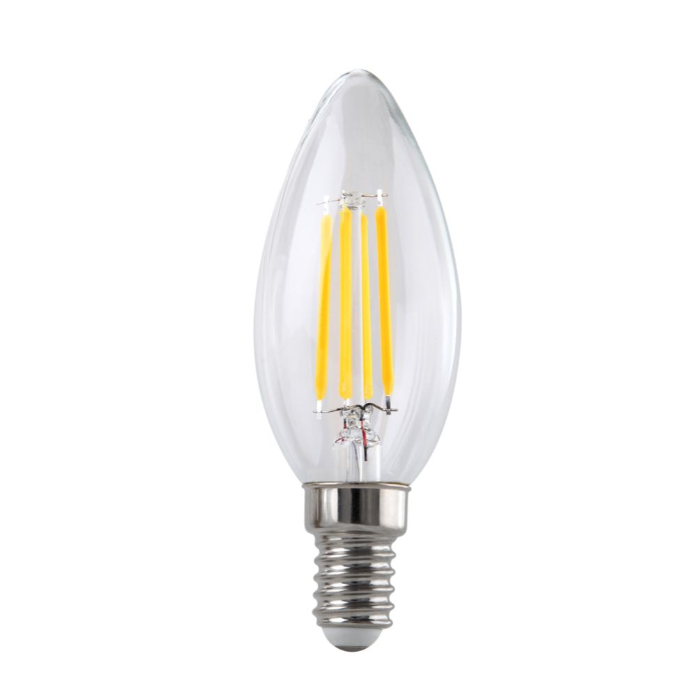 Led Energie kronljuslampa filament C35/E14 4 W 470 lm 4000 K, klar