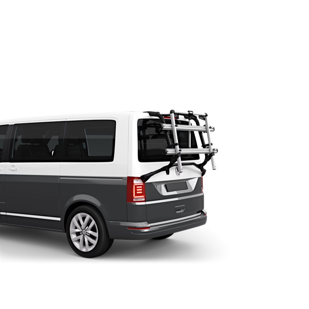Thule WanderWay Platform 2 911 jalgrattahoidik tagaluugi külge VW T6 Transporter