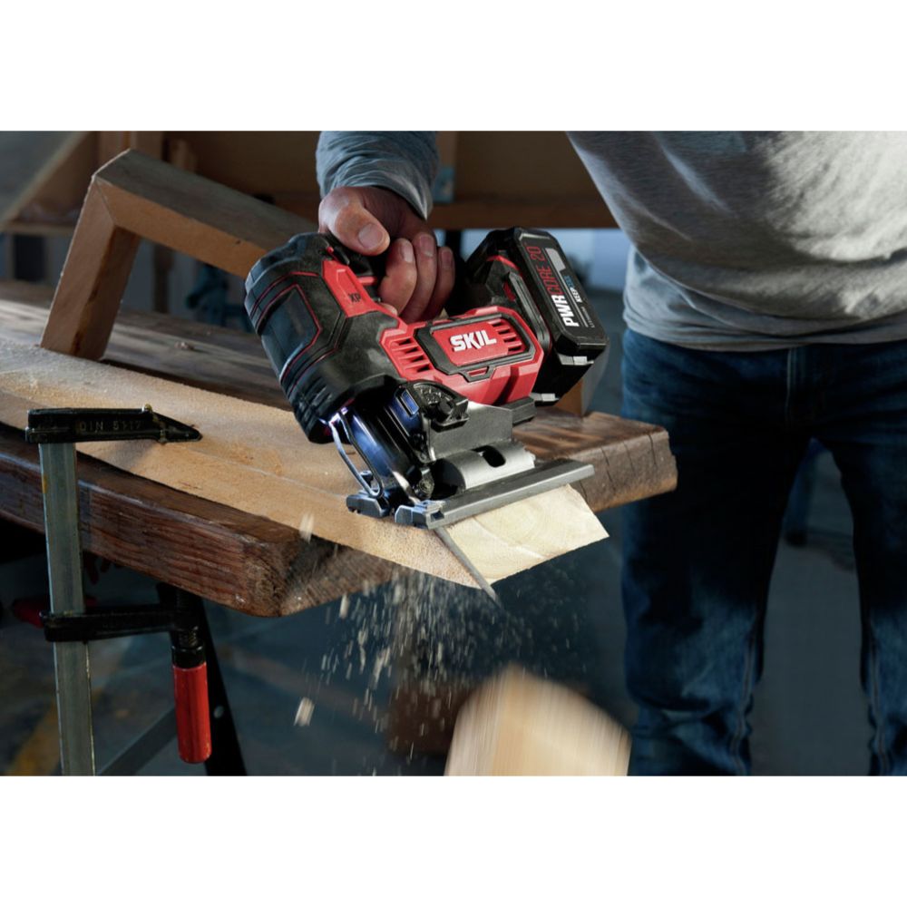 Skil 3430 FA XP kolborstfri batteridriven sticksåg med pendel 20 V