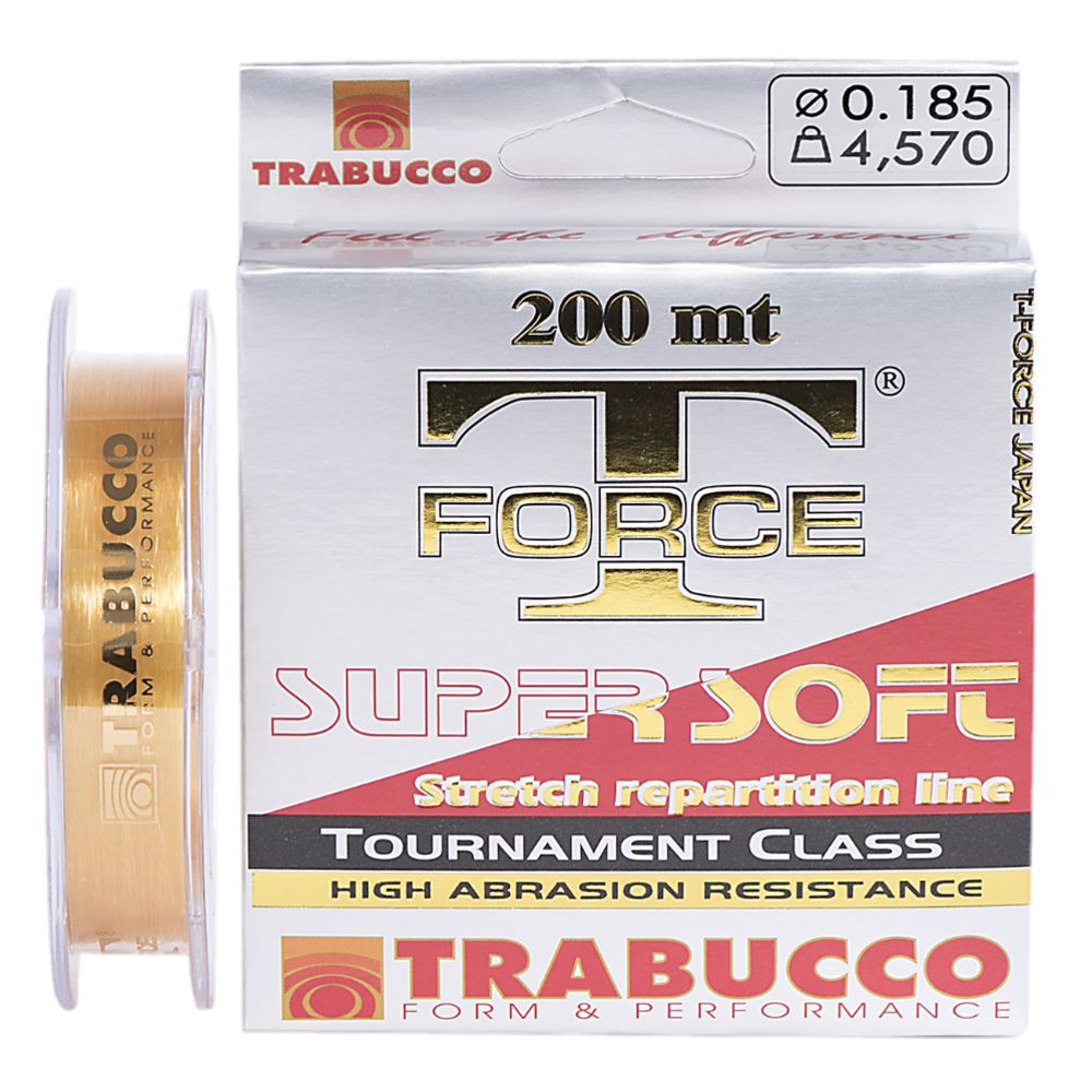 Trabucco T-Force Super Soft monofiilisiima 0,185 mm 200 m 4,57 kg väri: Kulta