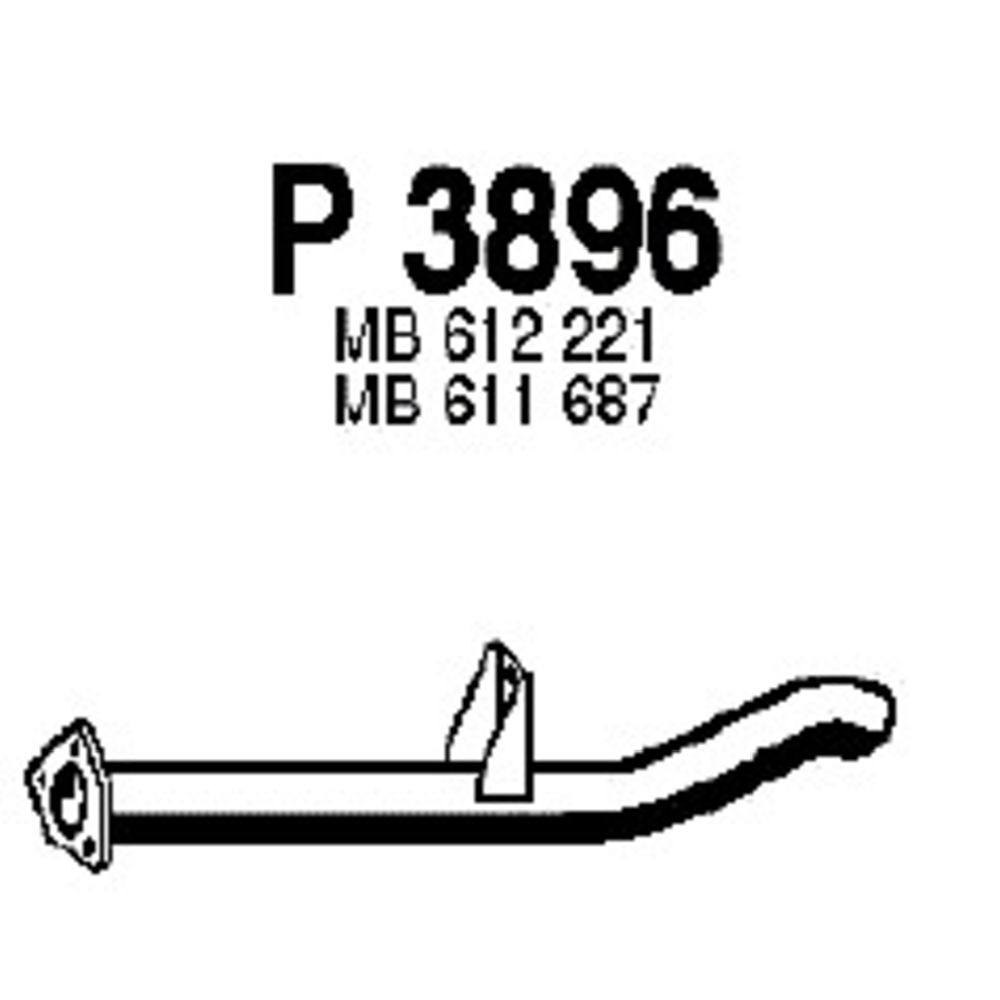Avgasrör 14-3896