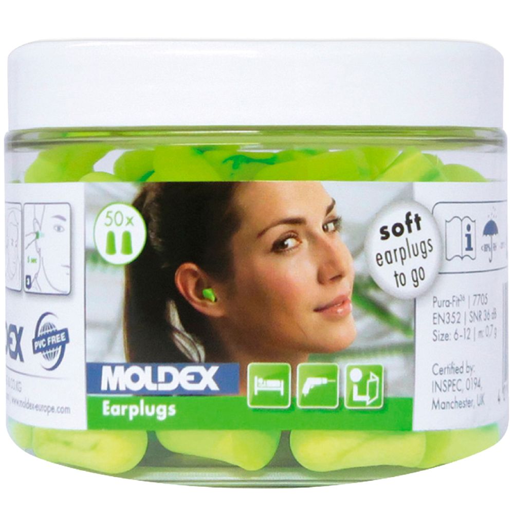 Moldex pura-fit korvatulpat 50 paria