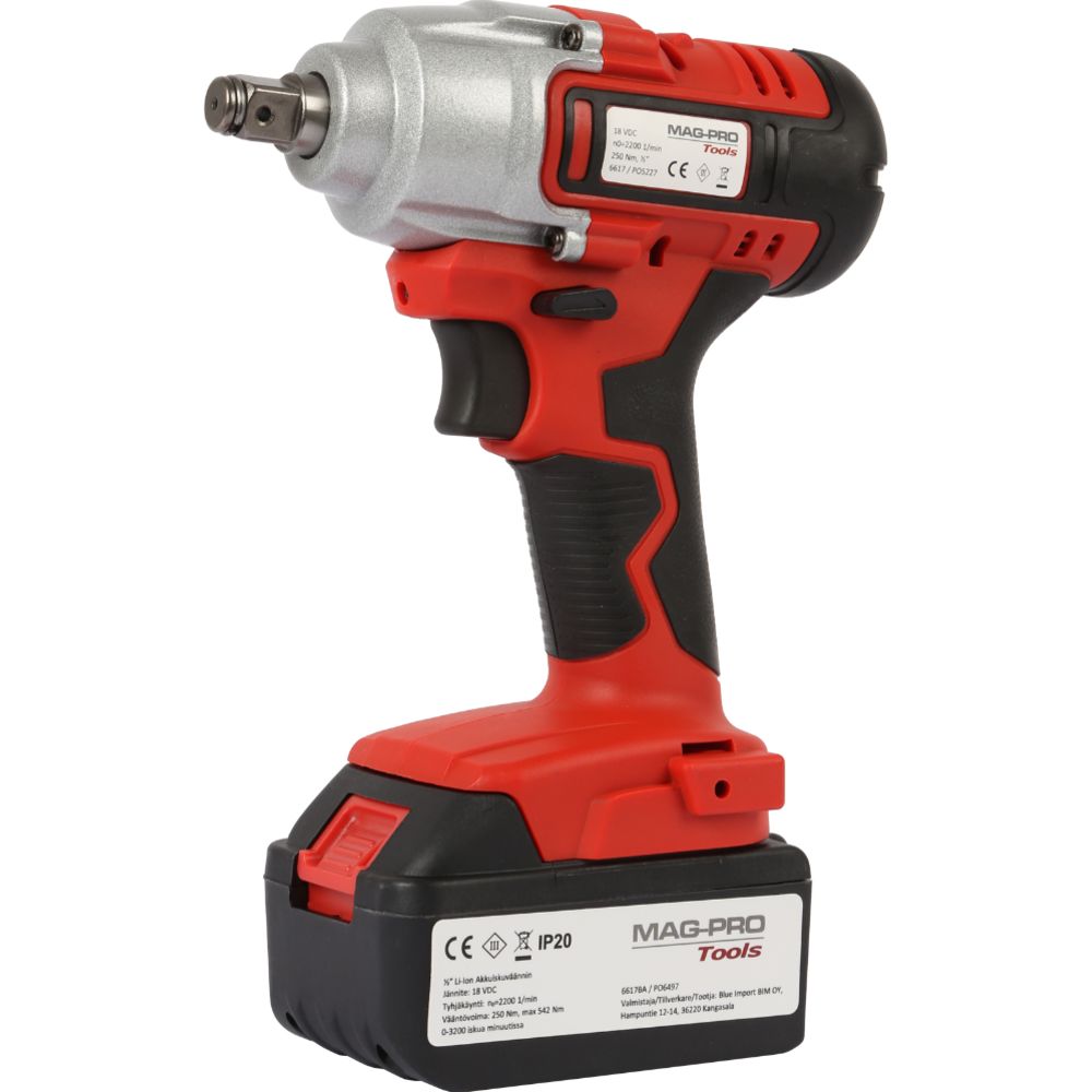Mag-Pro / Matrix akkukäyttöinen mutterinväännin 1/2" Li-Ion 18V