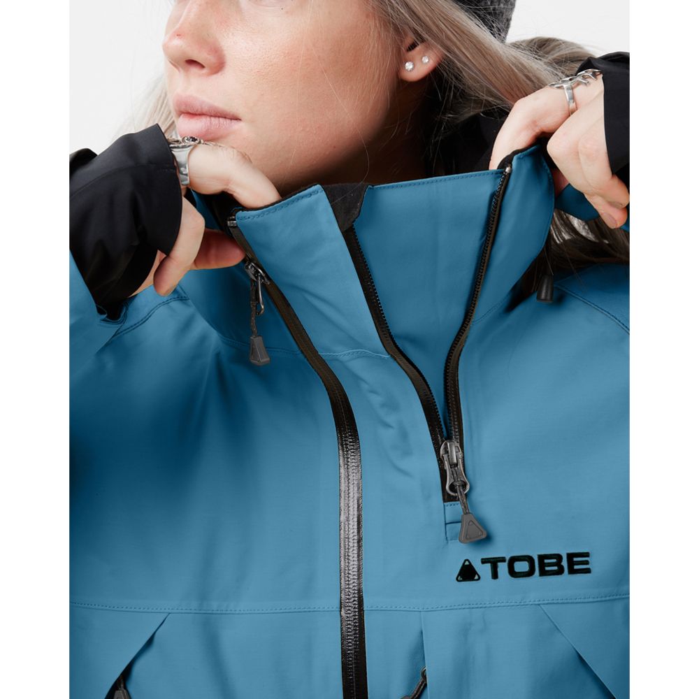 Tobe Vivid skoterjacka Mallard Blue