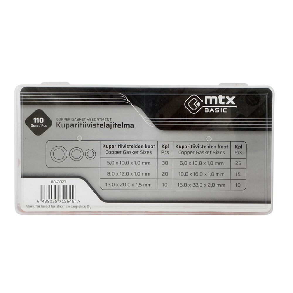 MTX Basic kopparbrickor 110 delar