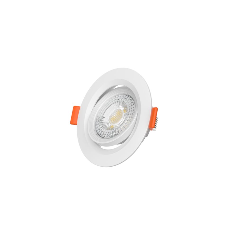 Led Energie downlight 7 W 560 lm 3000 K IP20 ø 90 mm vit