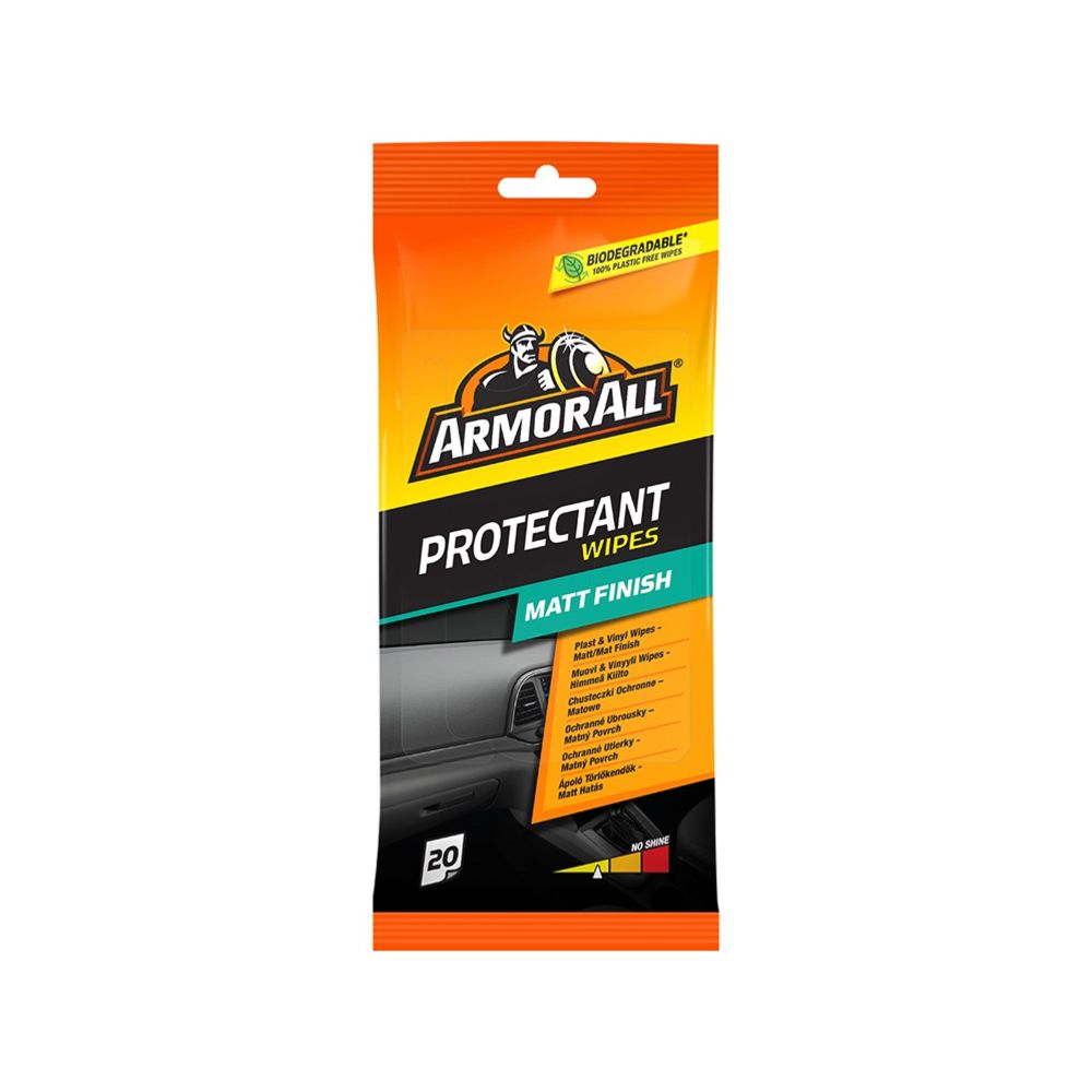 Armor All Wipes gummi- och plastdukar matt