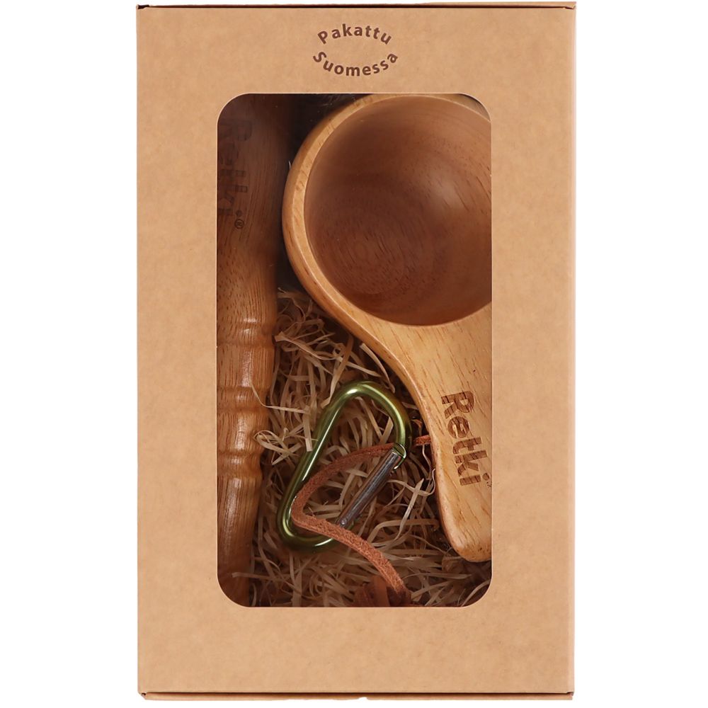 Retkeilijän kuksa ja makkaratikku -setti