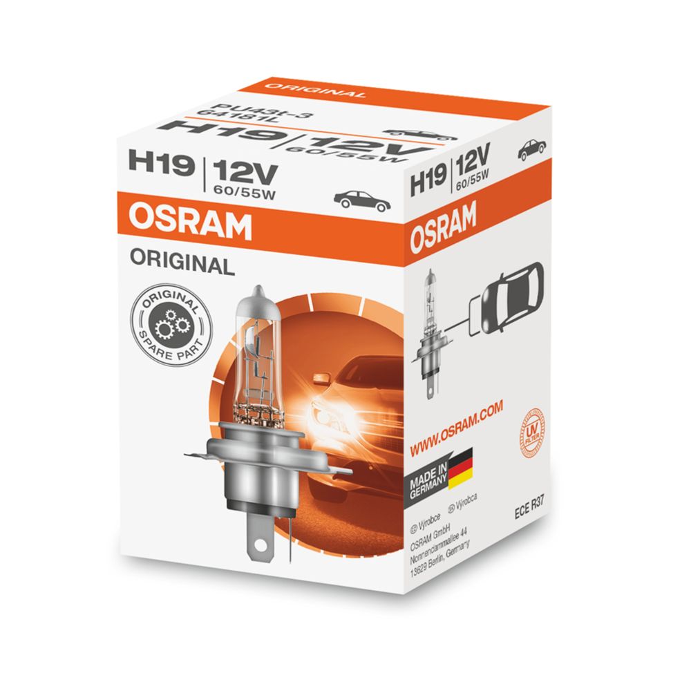 Osram Original H19-polttimo 12V 60/55W