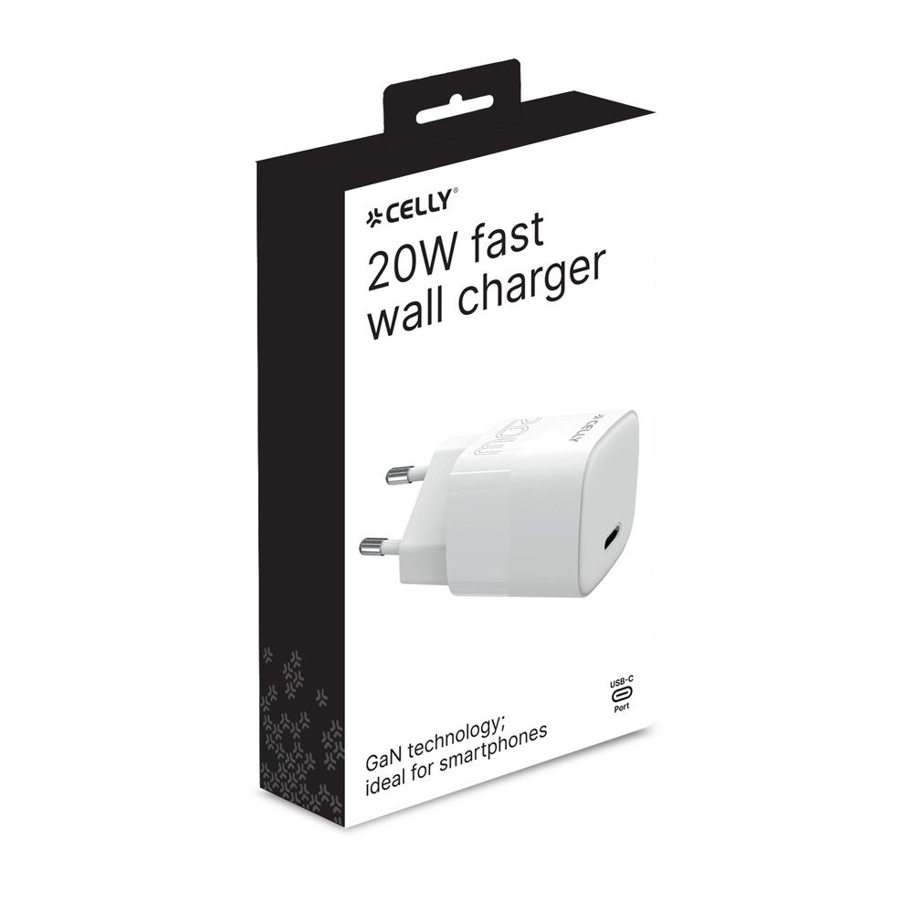 Celly võrgulaadija, PD, USB-C, 20 W