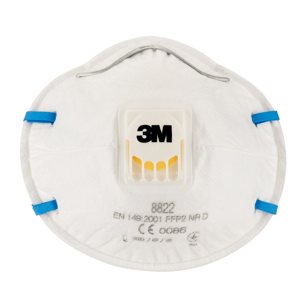 3M FFP2 andningsskydd med ventil 3 st.