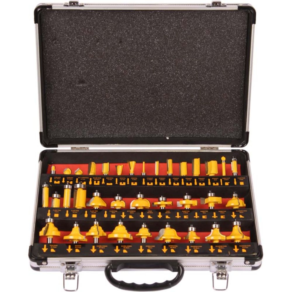 bitsats för överfräsar 8 mm 35 delar