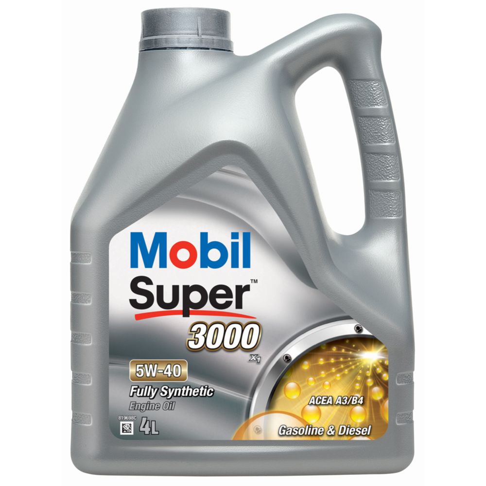 Mobil Super 3000 X1 5W-40 4 l moottoriöljy