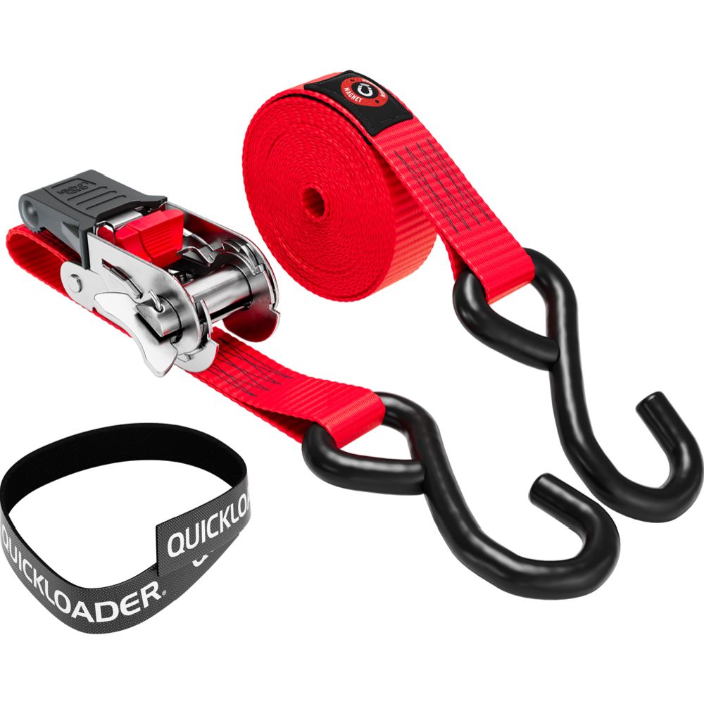 Quickloader lastspännare med magnet 500 kg 25 mm x 3 m