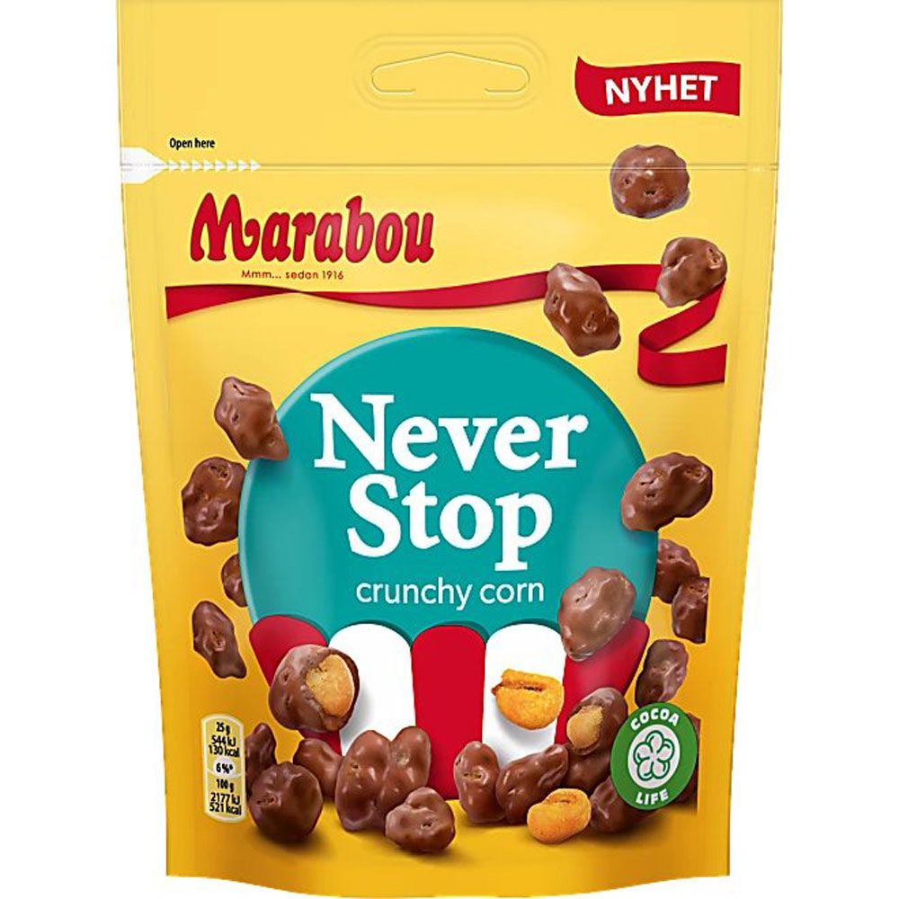 Never Stop Crunchy Corn 170 g